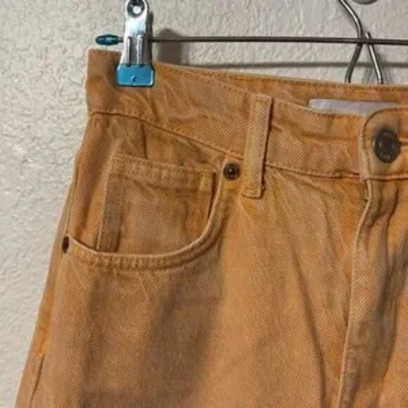 Zara Raw Hem Wide Leg Jeans Size 4 - Picture 3 of 5